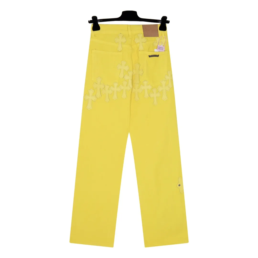 ［Premium］ 【 】Chrome hearts｜ CH Same Style Same Style New Arrival ， 20 ， Premium ， 。 Color：Yellow Size：28 30 32 34 Sizes-xl In Stock Size 9